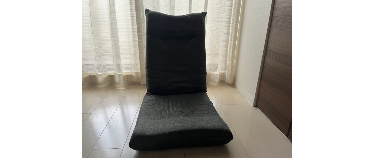 床座り用ハイバック座椅子（白背景・横長）