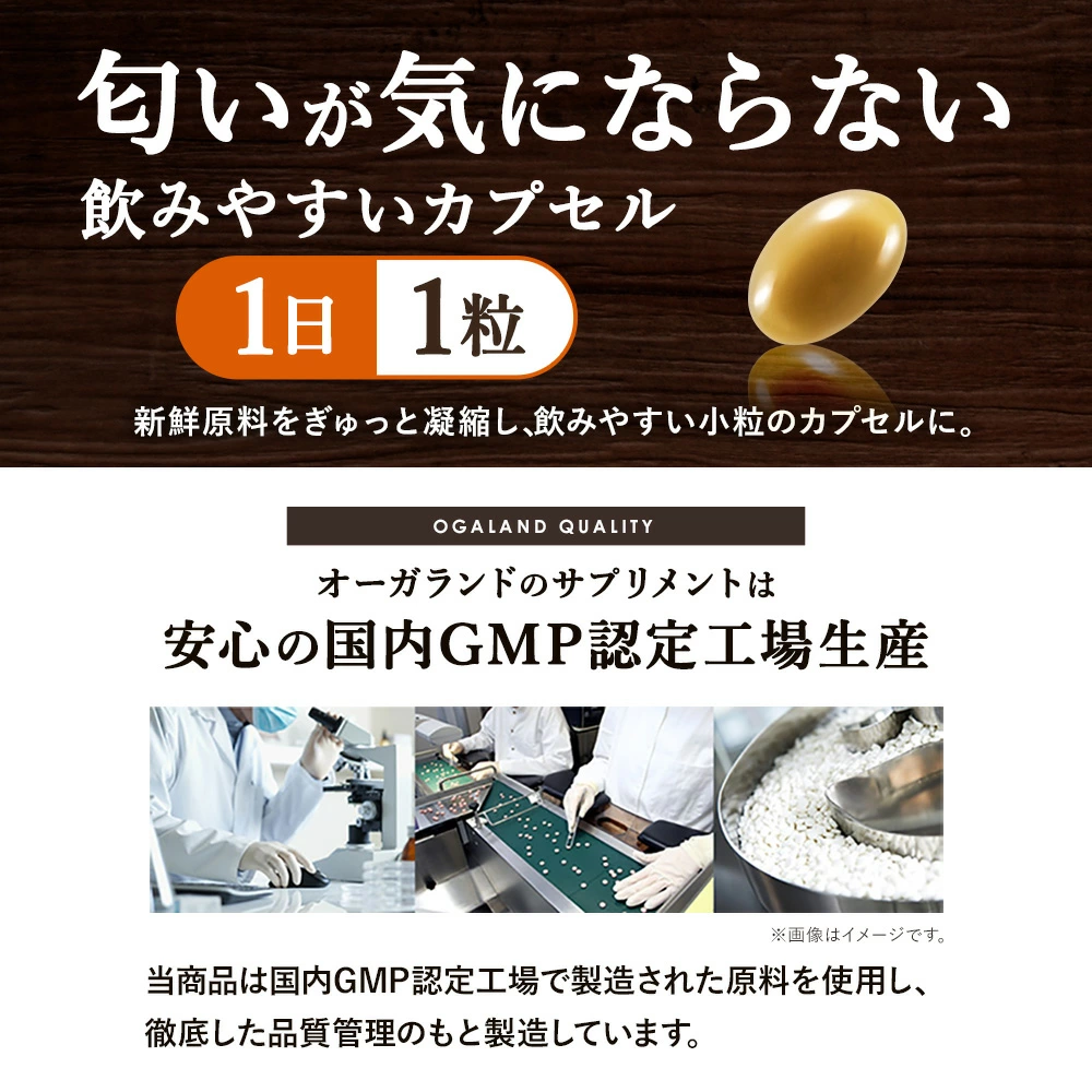 安心の国内GMP認定工場生産
