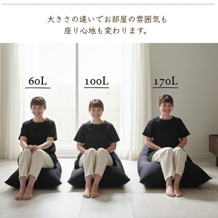 サイズ展開の比較