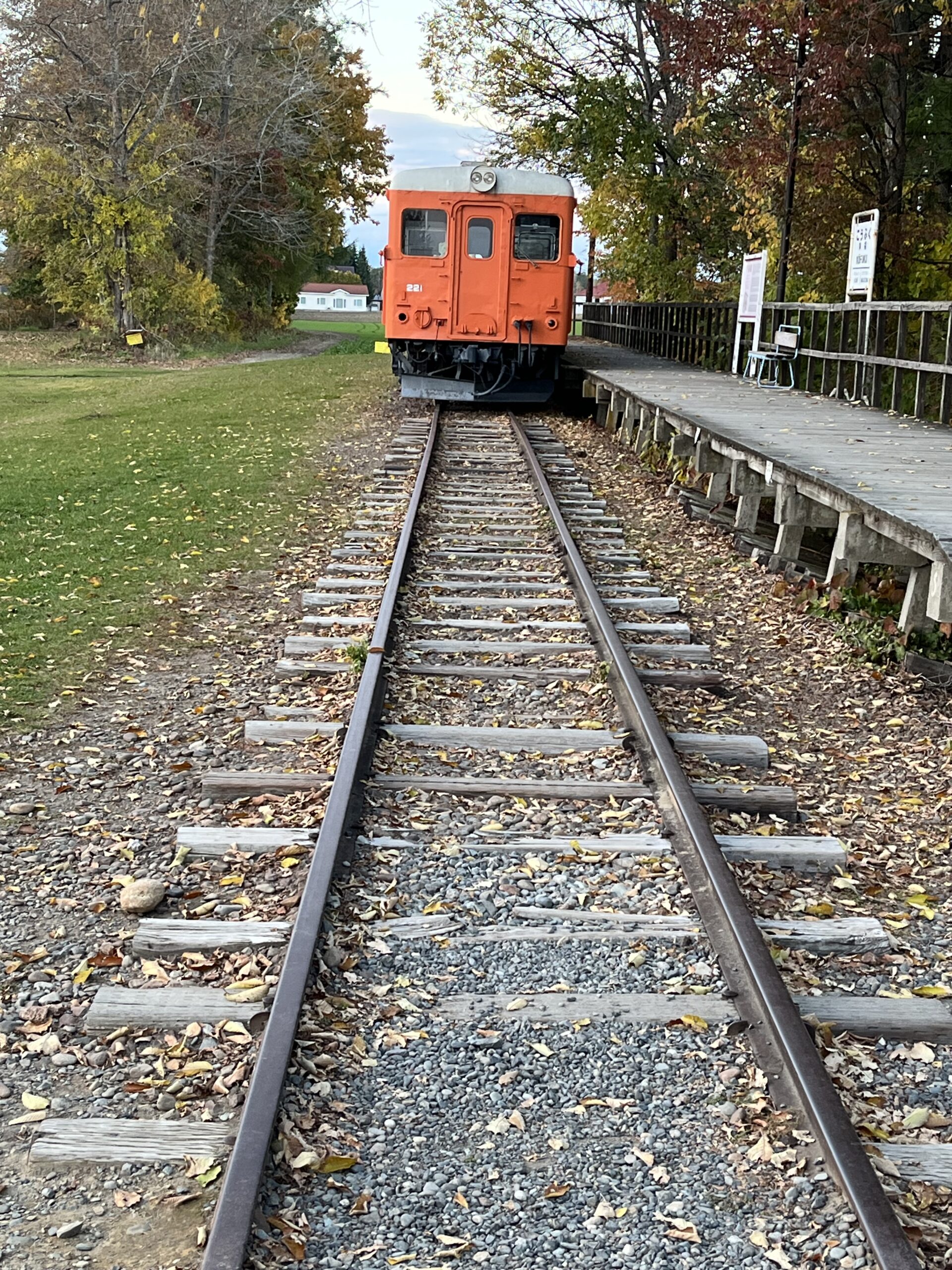 幸福駅の駅舎内部の様子（願いの切符）