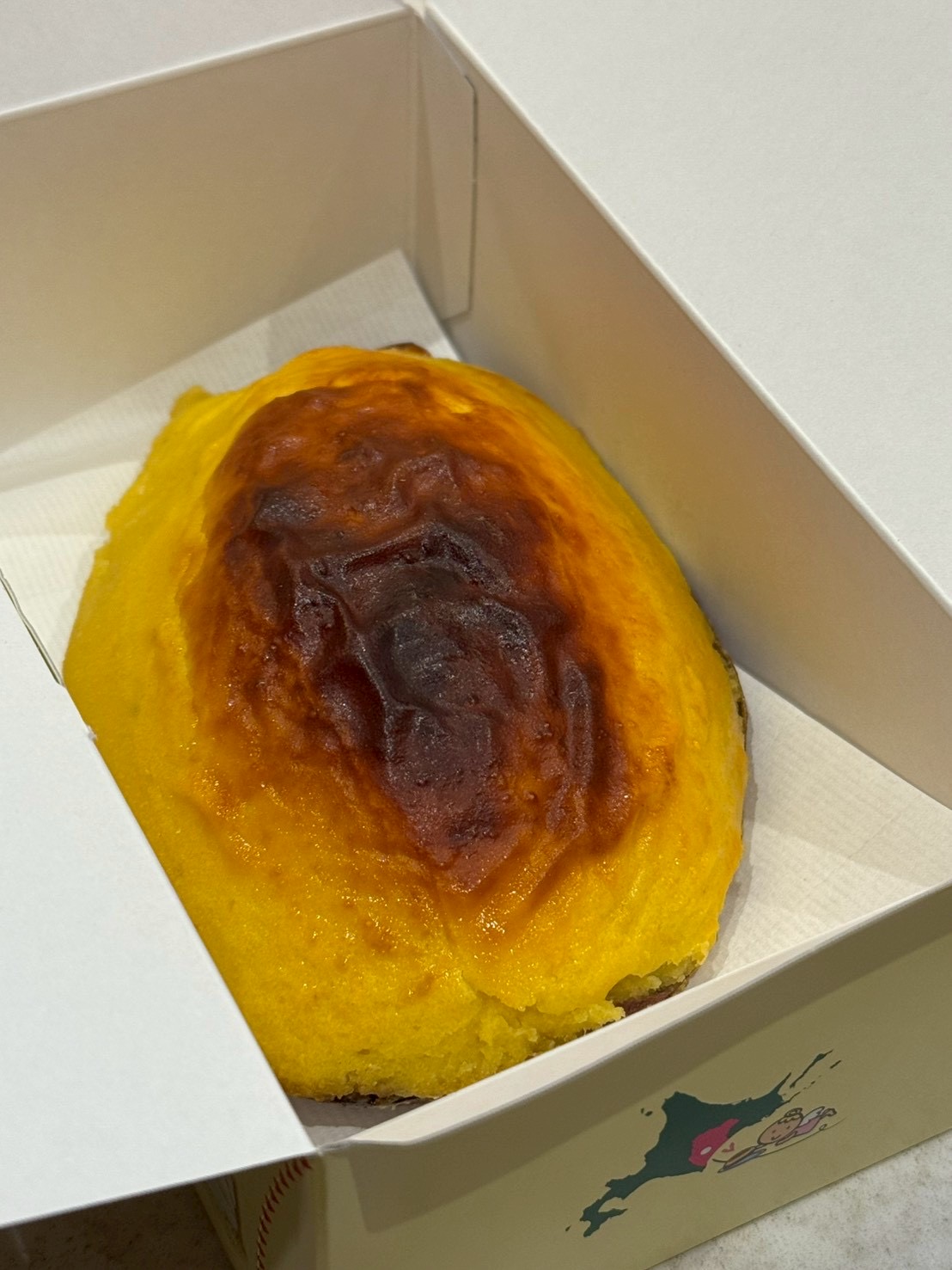 スイートポテトの断面写真