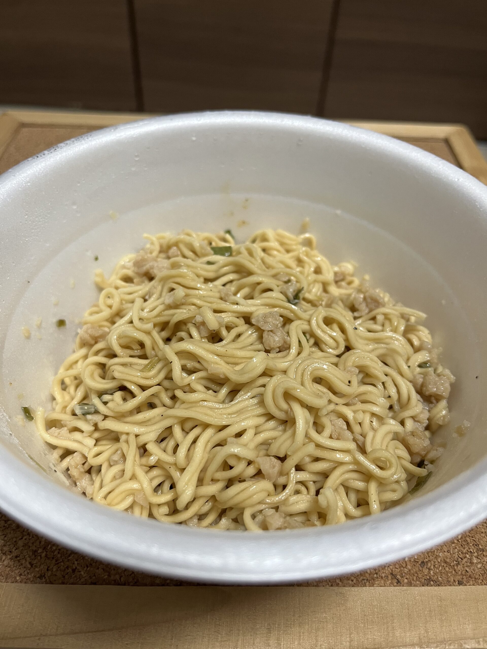 ベース焼きそば 塩焼きそば 出来上がり