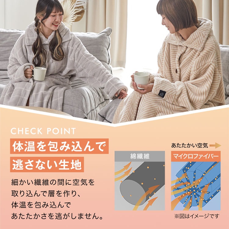 着る毛布 グルーニー デザイン4